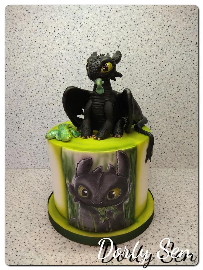 Toothless cake