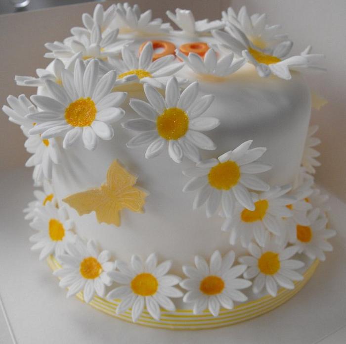 Daisy Birthday Cake