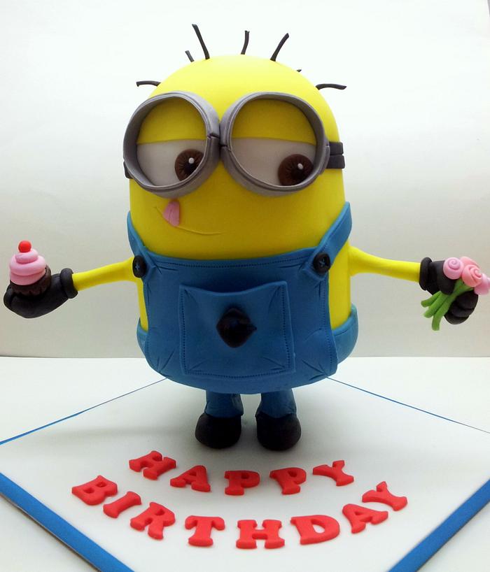 3D Minion Birthday Cake