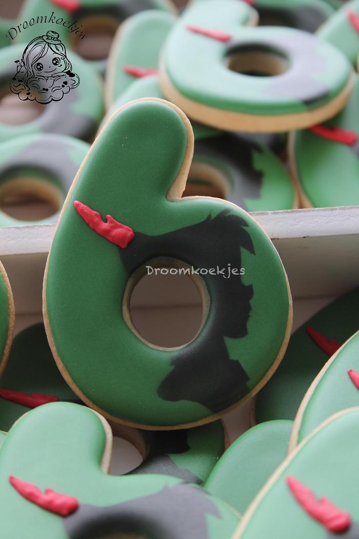 Peter Pan silhouettes cookies