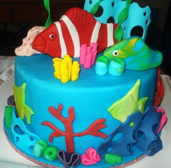 Aquarium Cake 