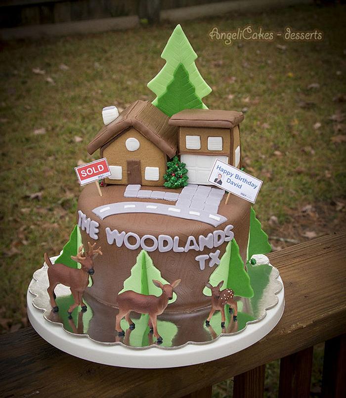 The Woodlands Cake 