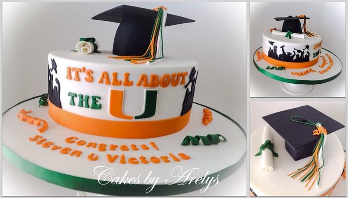 UM Graduation cake