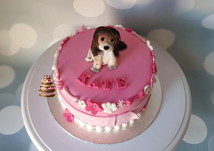 Puppyshower cake