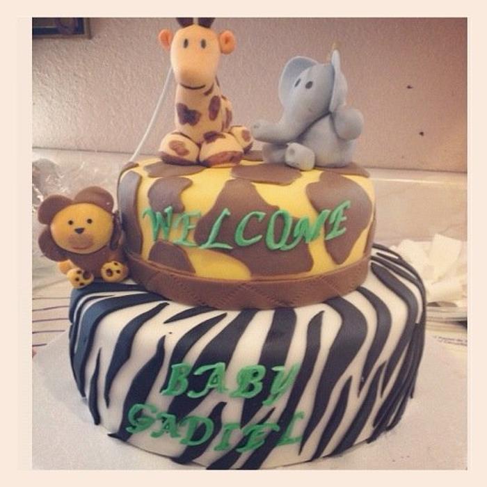 Safari Baby Cake 