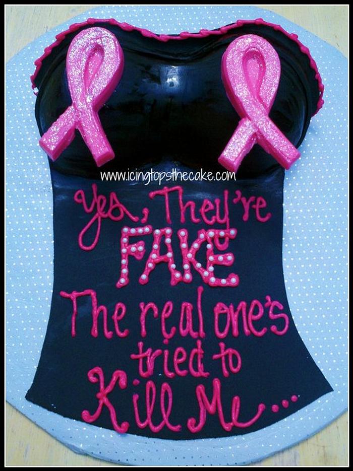Breast Cancer Survivor Cake