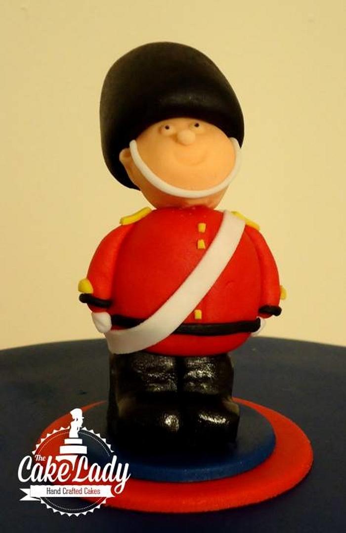 Queen's Guard for St George's Day  