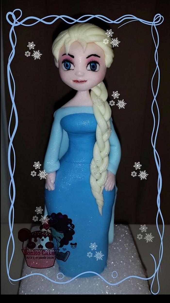 Elsa cake topper!!!