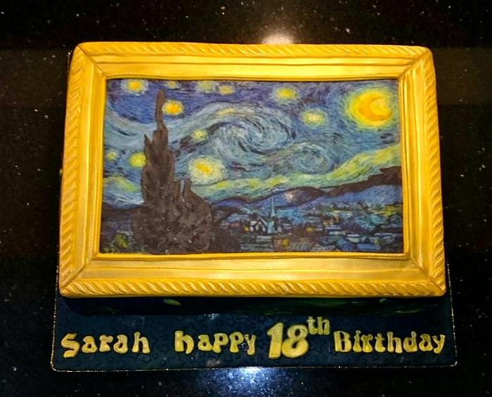 The Starry Night Cake!