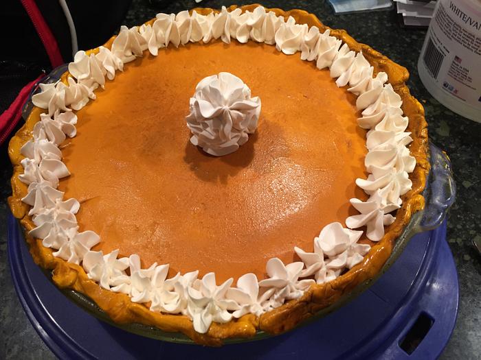 Pumpkin pie anyone? Oops cake