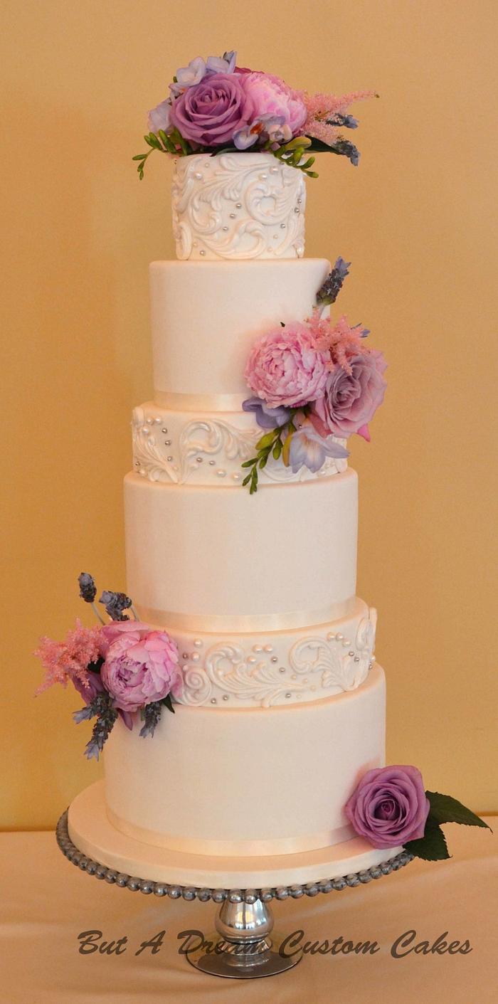 Six Tier Wedding Cake