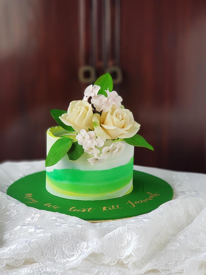 apple green wedding cake Archives - Ambrosia Cake Creations