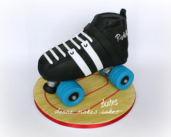 Roller Derby Skate Cake