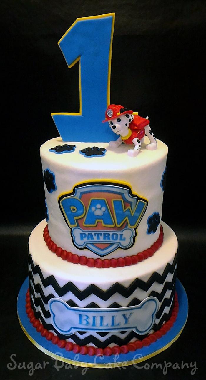 Paw Patrol 1st Birthday Cake