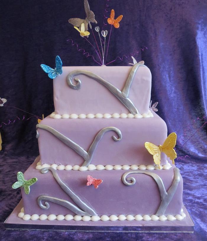 Butterflies Cake