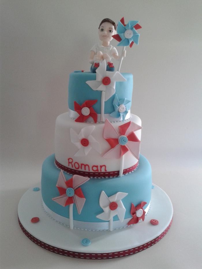 christening cake for 4 year old