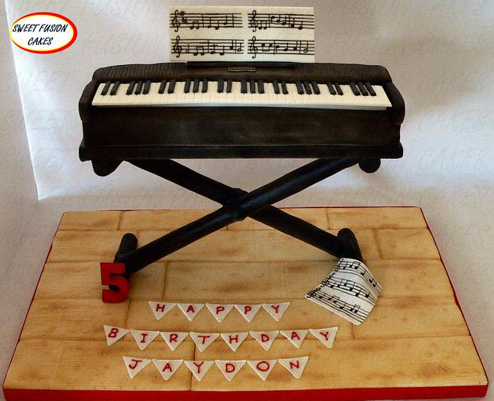 Piano/keyboard Groom's Cake - CakeCentral.com