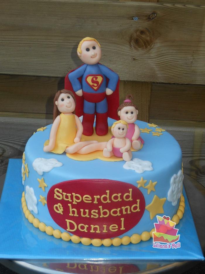 Superdad cake