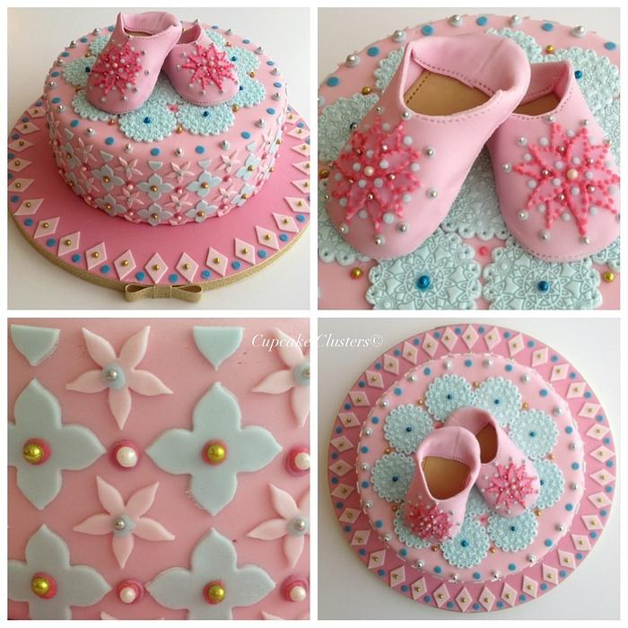 Moroccan Baby Shower Cake