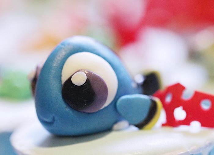 Finding Dory cupcakes