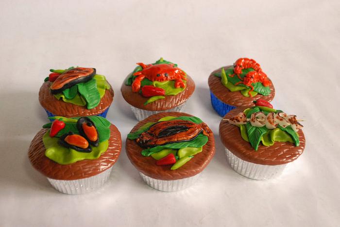 Seafood Cupcakes