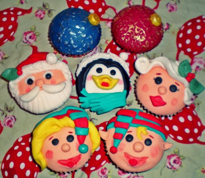 christmas cupcakes 