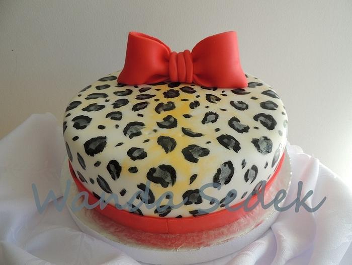 Leopard cake