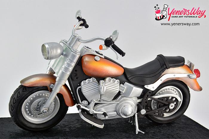 3D Cruiser Motorcycle Cake