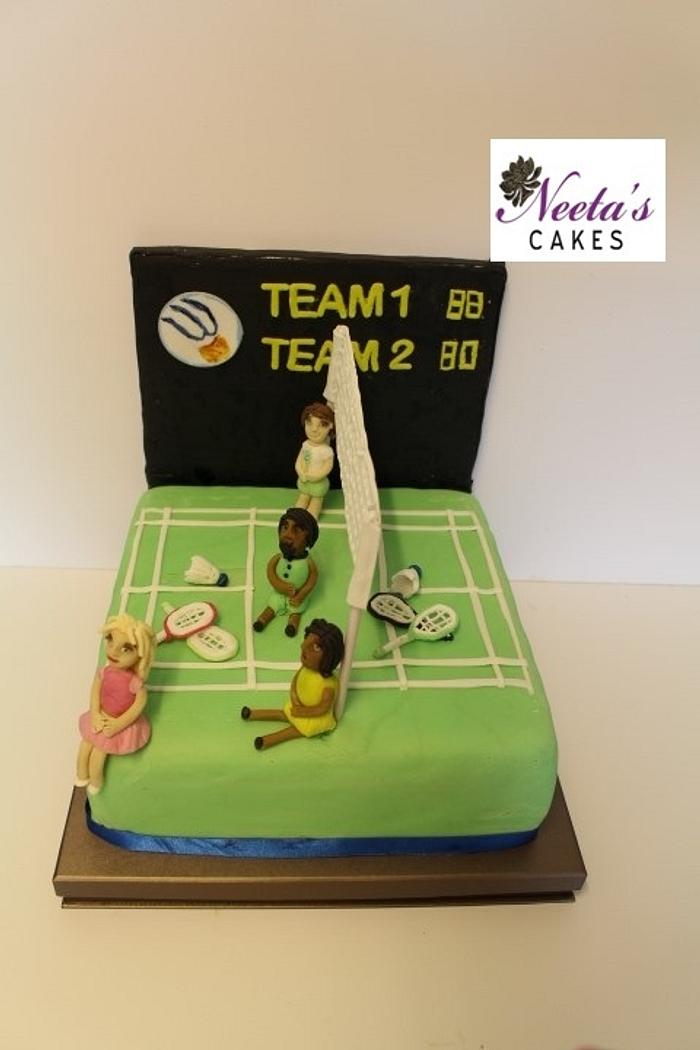 Badminton Sports Cakes for Peace