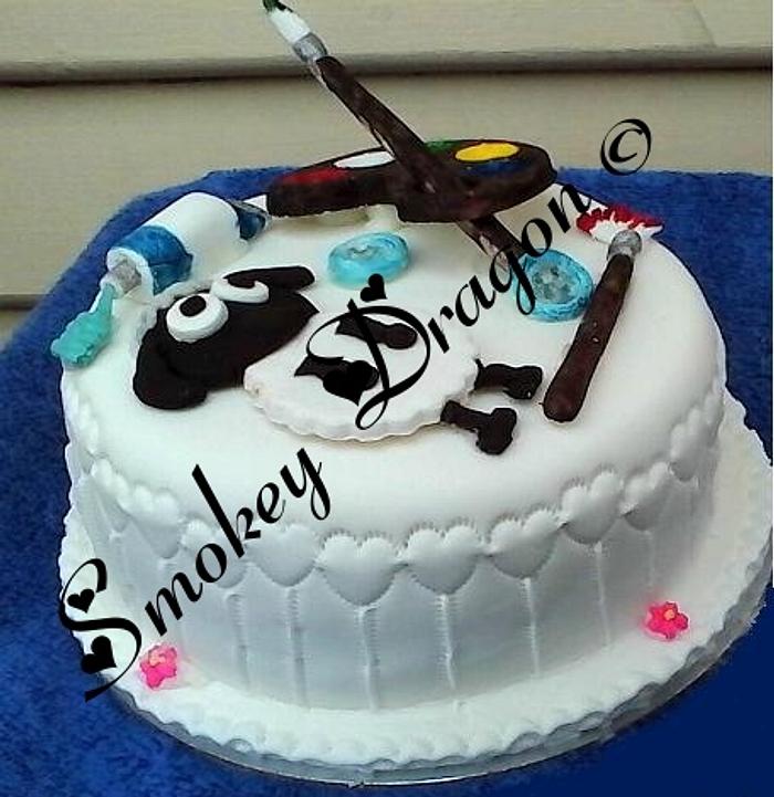 Smokey Dragon Birthday Cakes