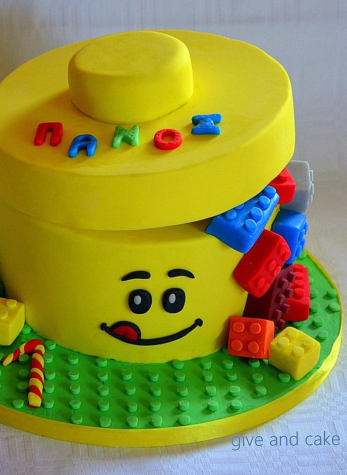 lego box cake