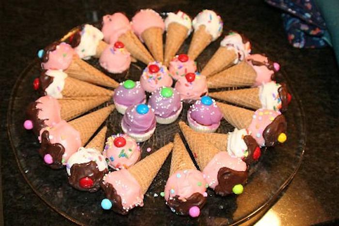 Ice Cream Cone cake pops