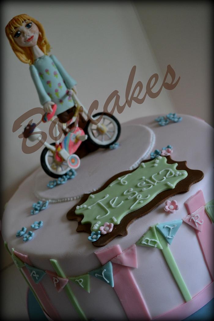 New bike birthday cake