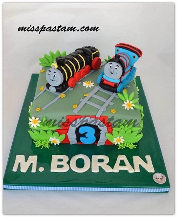 Train Thomas  Cake