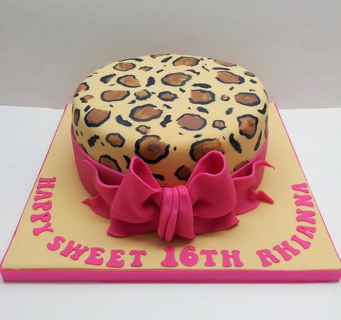 Sweet 16th Birthday Cake
