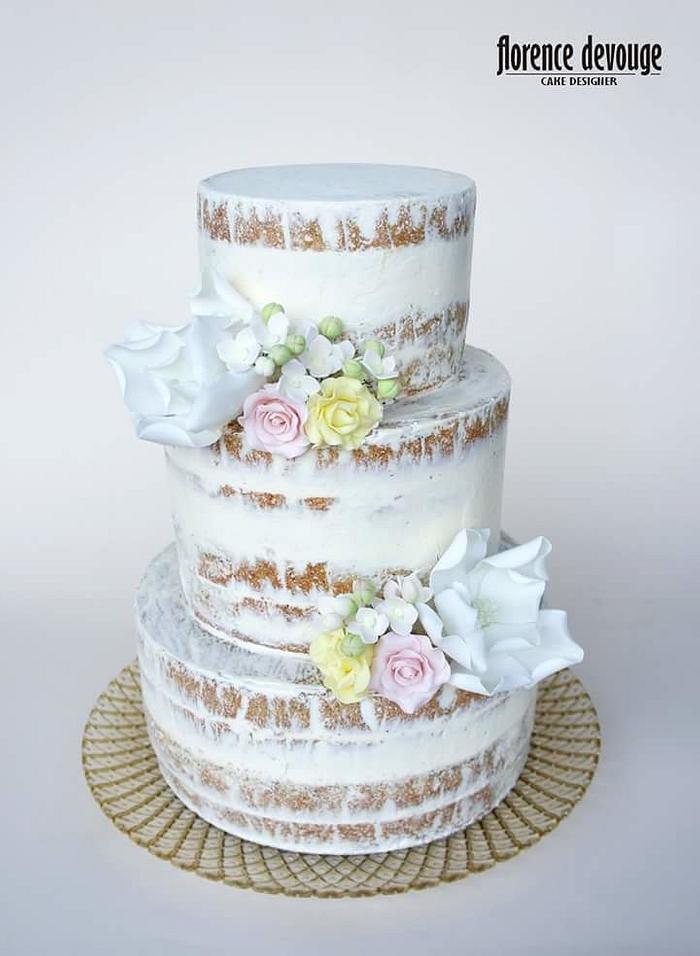 Summer wedding cake