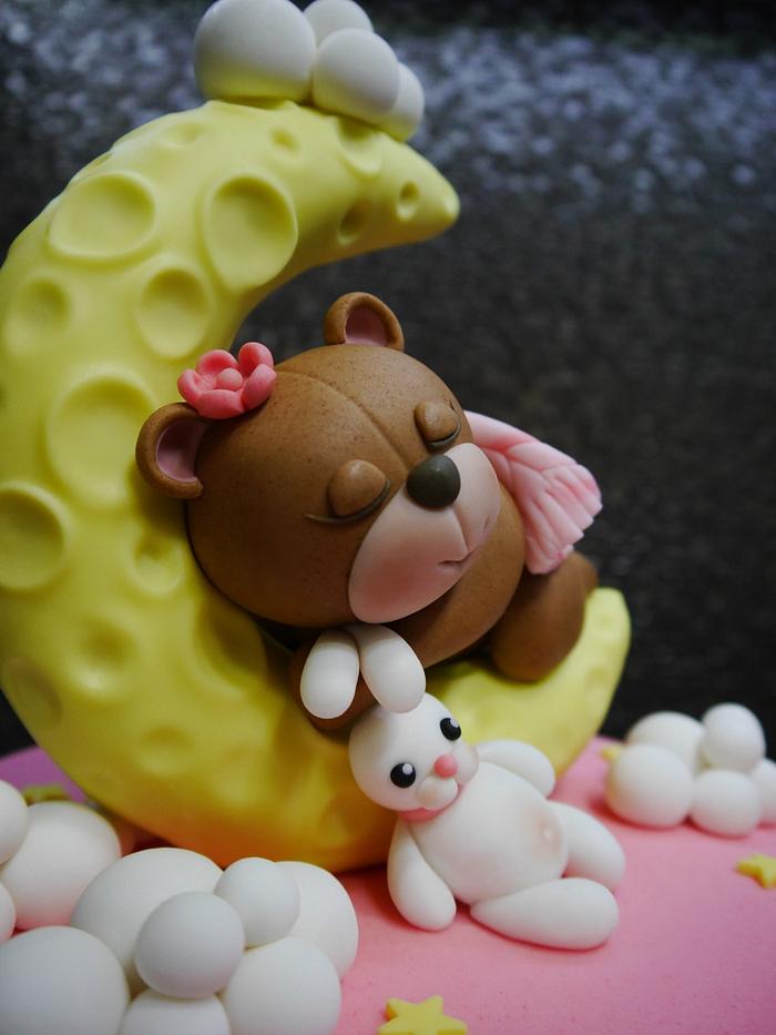 Sweet Dreams Decorated Cake By Lily Vanilly CakesDecor