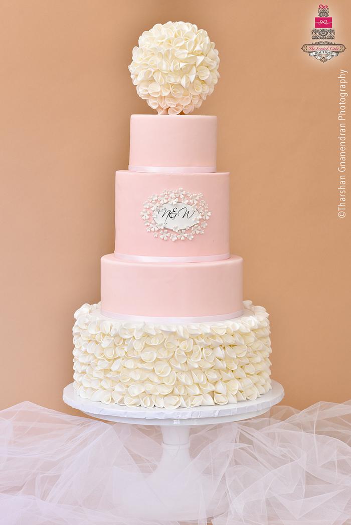 {Romance in Paradise} Wedding Cake