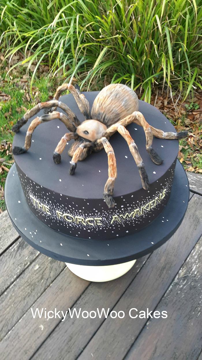 Green Spider Web Cake | Halloween Themed Cake Philadelphia