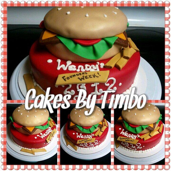Wendy's Whopper Cake!