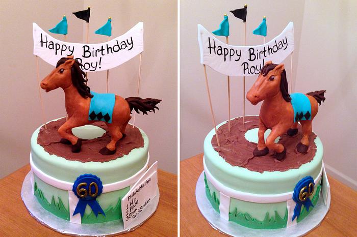Race Horse Cake