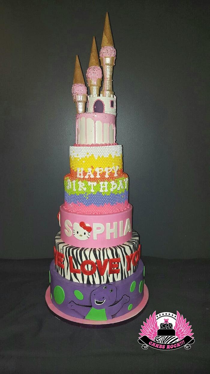 Sophia's 7 Tier Birthday Cake