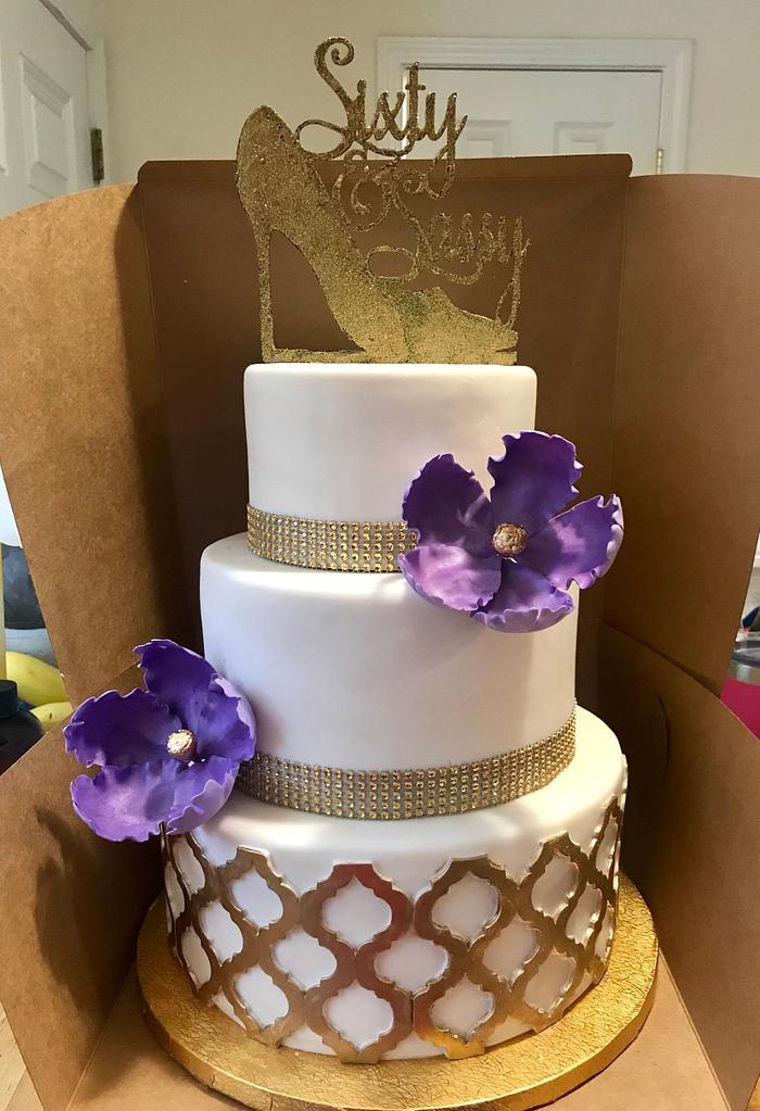 3 Tier Floral Cake | 3 Tier wedding Cake | Engagement Cake – Liliyum  Patisserie & Cafe