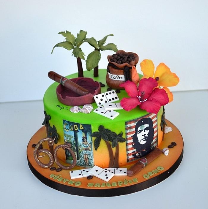 Cuban birthday cake