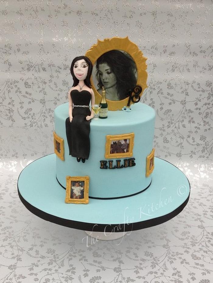18th Birthday cake for Ellie