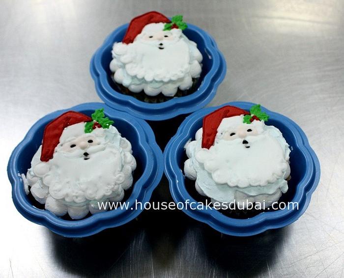 Santa Clause cupcakes
