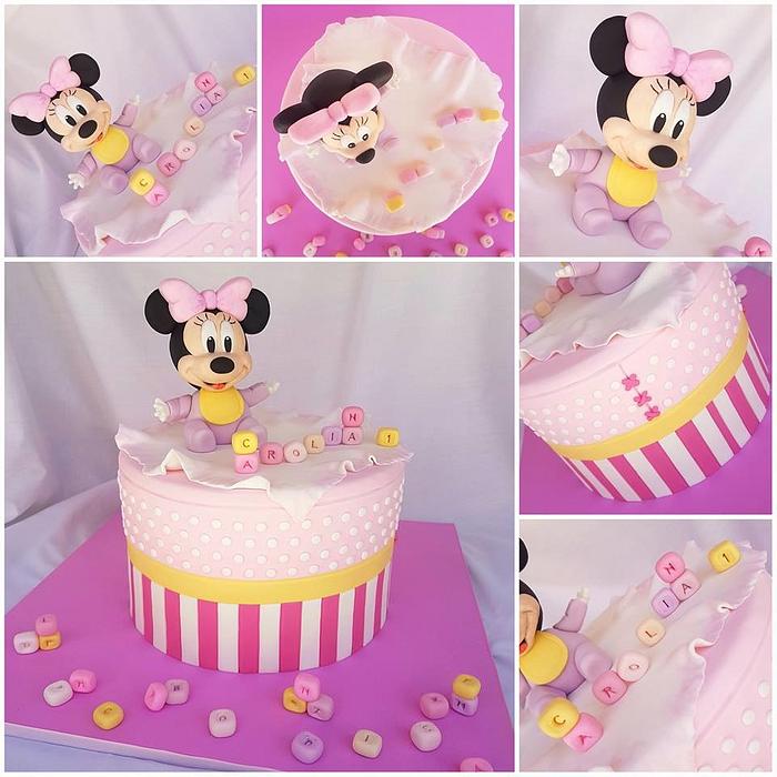 Baby Minnie cake!