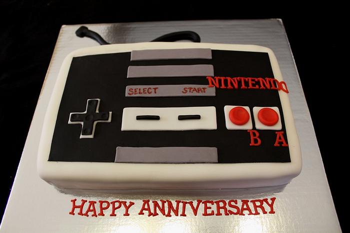 Nintendo Controller Cake