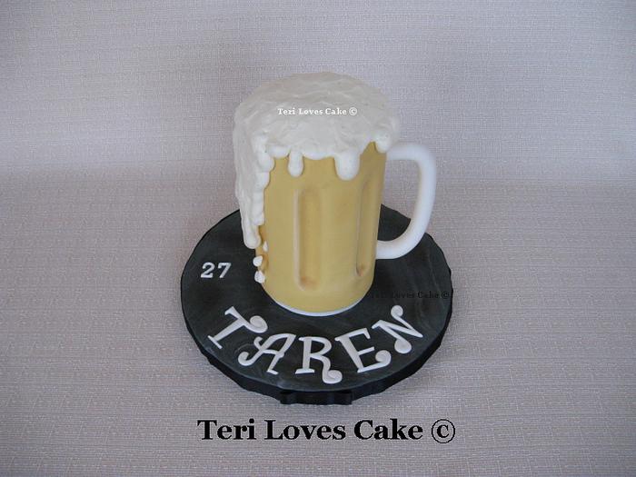 Small Beer Mug Cake