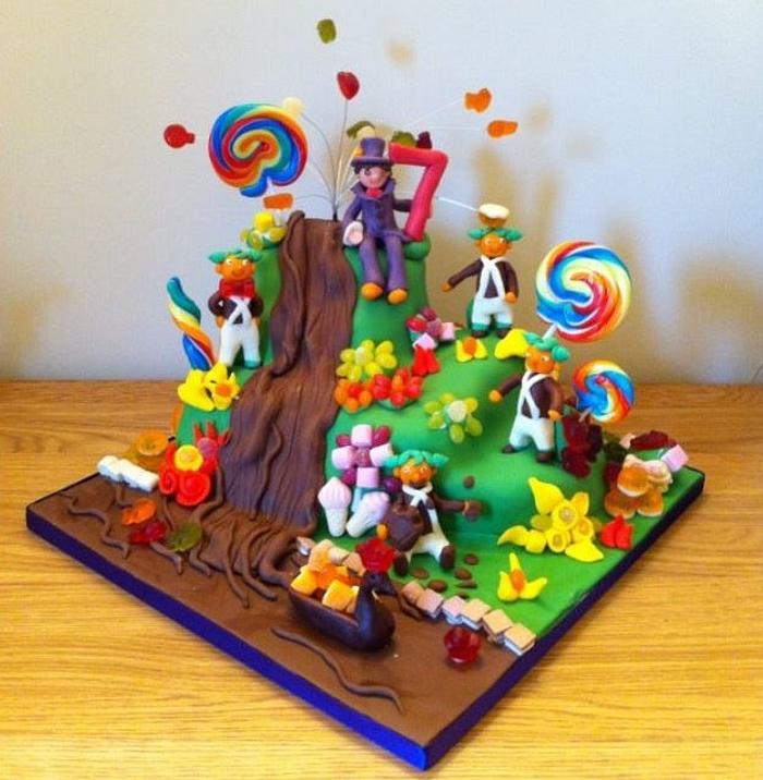 Willy Wonka Birthday Cake